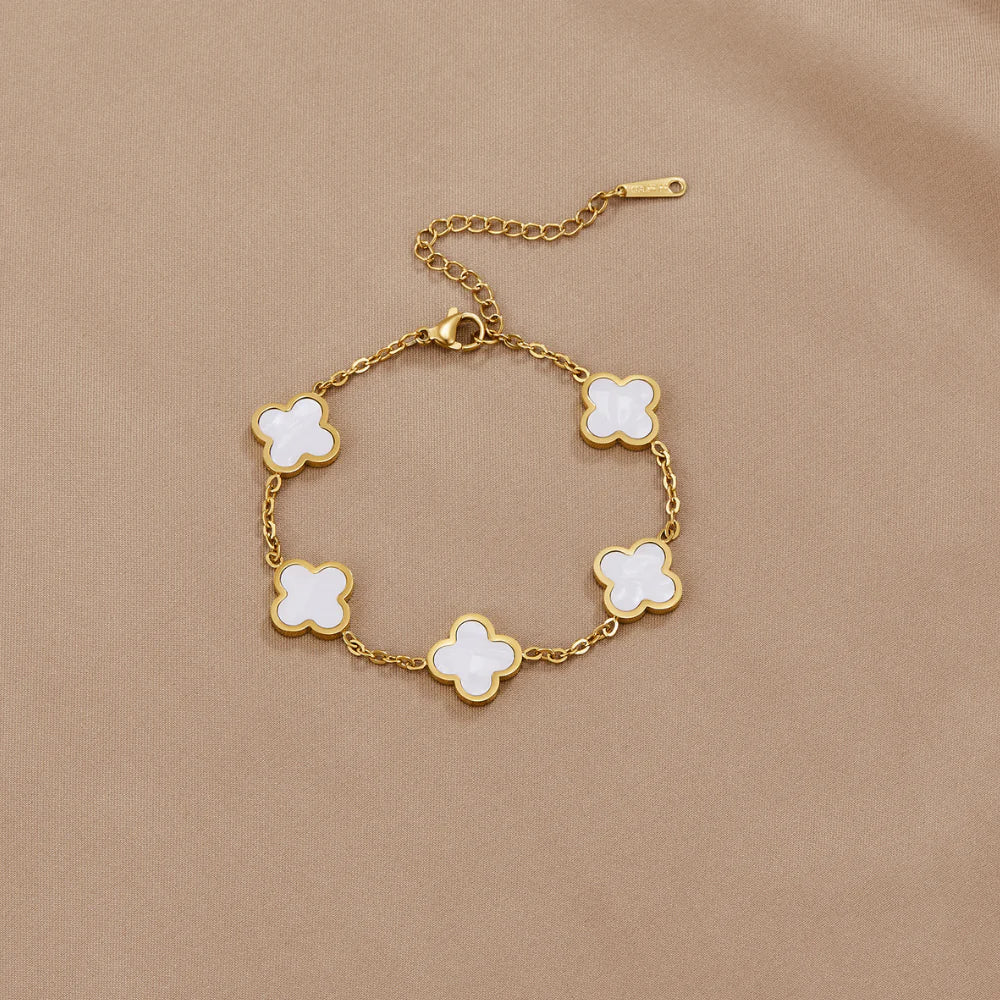 White Clover Bracelet