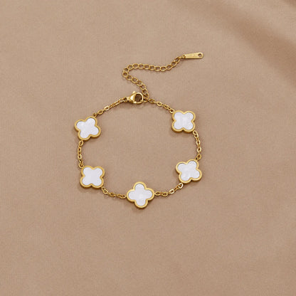 White Clover Bracelet
