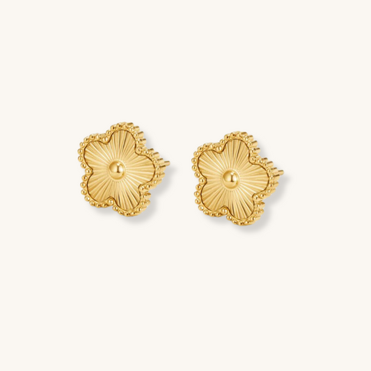 Golden Clover Earrings