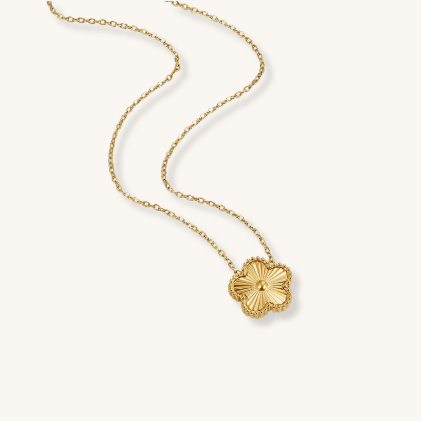 Golden Clover Necklace