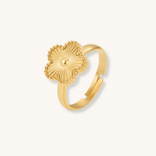 Golden Clover Ring