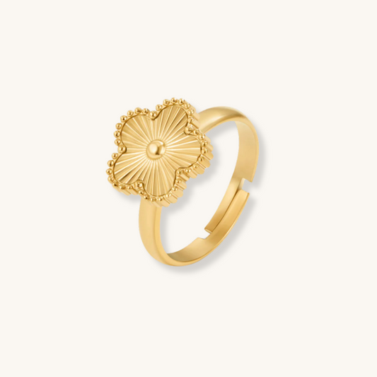 Golden Clover Ring