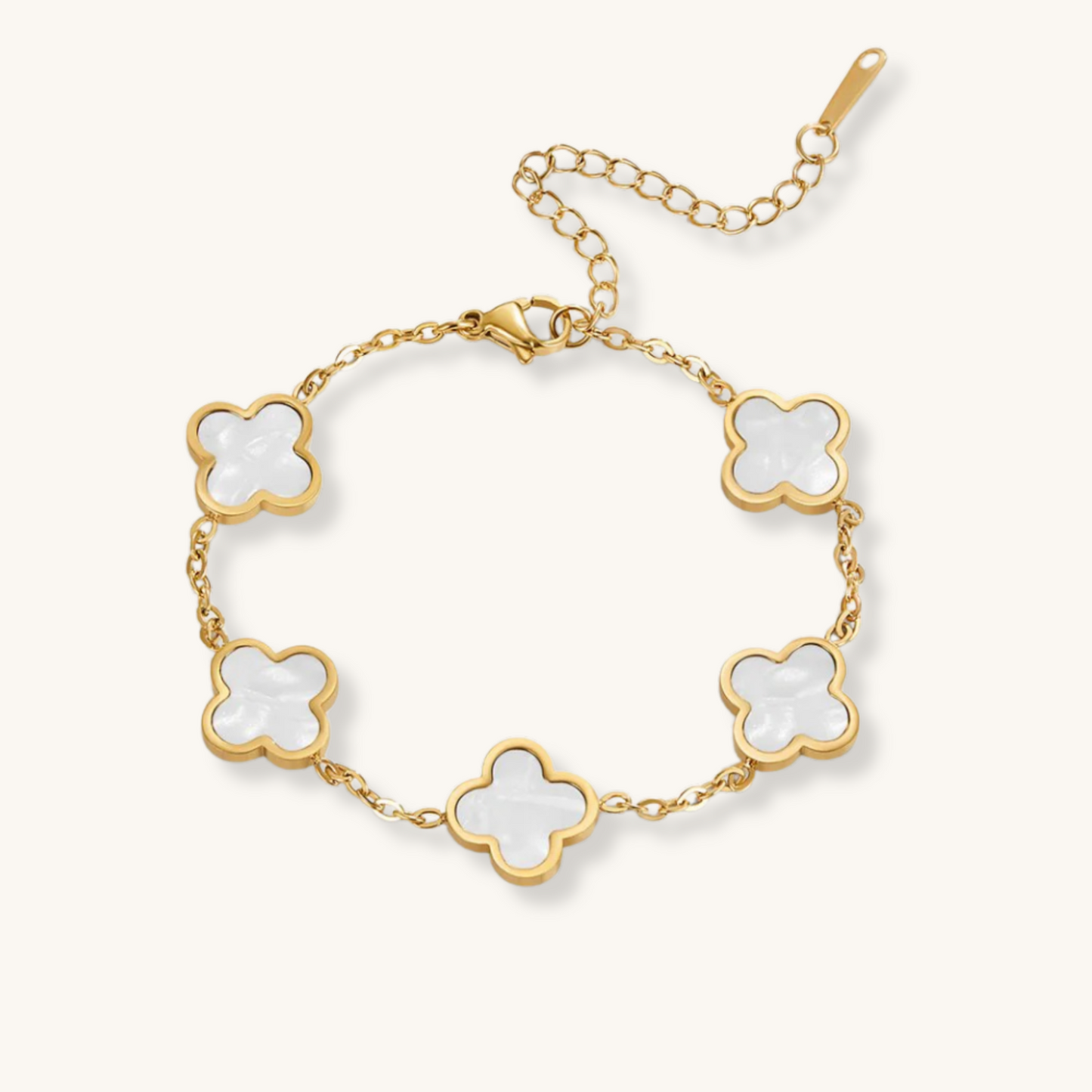 White Clover Bracelet