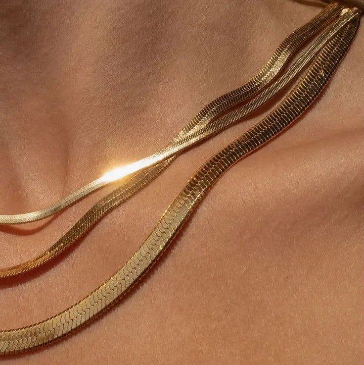 Alana Herringbone Necklace